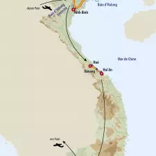 Itinéraire du voyage Du Tonkin au Delta du Mékong - Vietnam - Tirawa