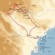 Itinéraire du voyage Balade dans le Haut Tonkin - Vietnam - Tirawa