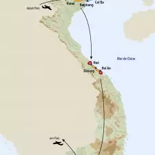 Itinéraire du voyage Grande Traversée du Vietnam - Vietnam - Tirawa