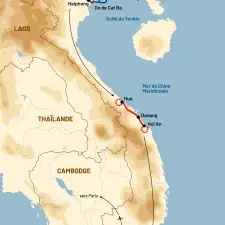 Itinéraire du voyage Grande Traversée du Vietnam - Vietnam - Tirawa