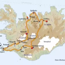 Itinéraire du voyage Pistes Intérieures et Sources Chaudes - Islande - Tirawa