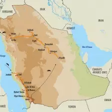 Itinéraire du voyage Grand Tour de l’Arabie Saoudite - Arabie Saoudite - Tirawa