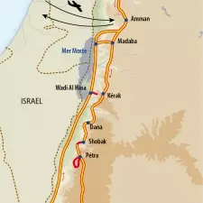 Itinéraire du voyage Grand Tour de la Jordanie - Jordanie - Tirawa