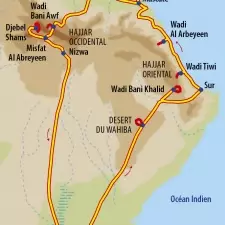Itinéraire du voyage Grand Tour d’Oman - Oman - Tirawa