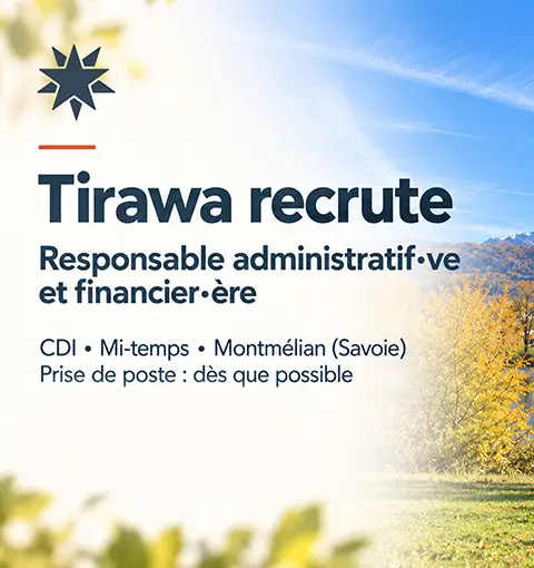 Actualité Tirawa : [Recrutement] Responsable administratif et financier