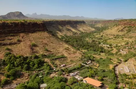 Vallée de Calabaceira en amont de Cidade Velha, Santiago - Cap-Vert