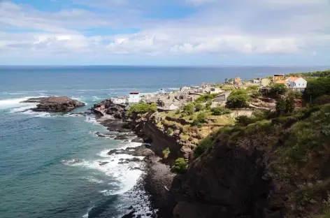 Village de Cruzinha sur la côte nord de Santo Antão - Cap-Vert