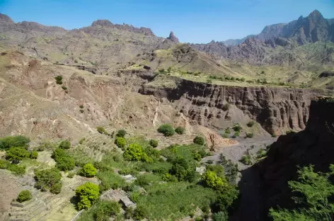 Vers le village de Chã de Morte, Santo Antão - Cap-Vert