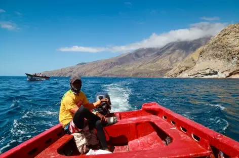 Retour en barque entre Monte Trigo et Tarrafal, Santo Antão - Cap-Vert