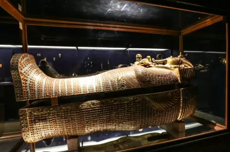 L’un des sarcophages de Toutankhamon