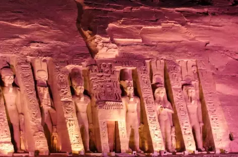 Son et lumière à Abu Simbel