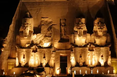 Son et lumière à Abu Simbel