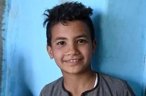 Sourire d'un jeune garçon - Assouan