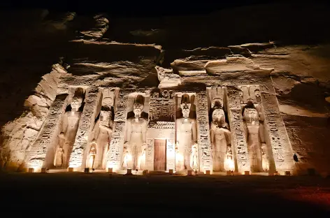Spectacle Son et Lumière, Abu Simbel - Egypte