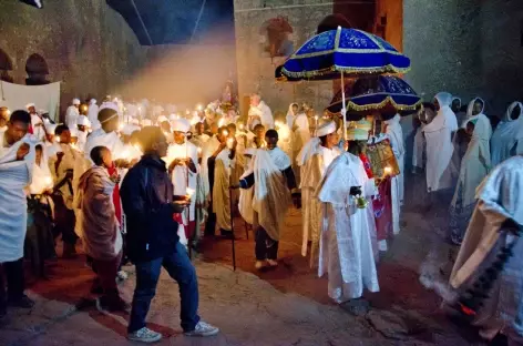 Lalibela, lors de la fête de Fasika (Pâques) - Ethiopie