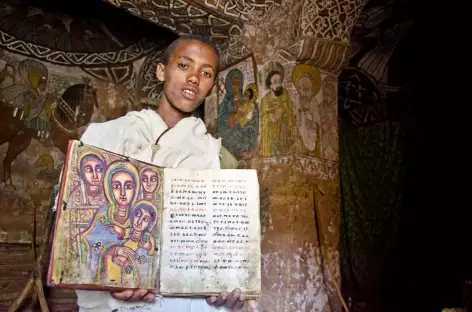 Dans une église du Gheralta - Ethiopie