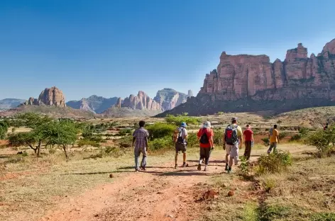 Randonnée dans le massif de Gheralta, Tigray - Ethiopie