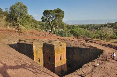 Eglise Saint Georges à Lalibela - Ethiopie