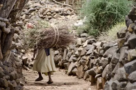 Village konso, Vallée de l'Omo - Ethiopie