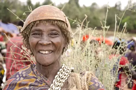 Femme Bana, marché de Key Afer, Vallée de l'Omo - Ethiopie