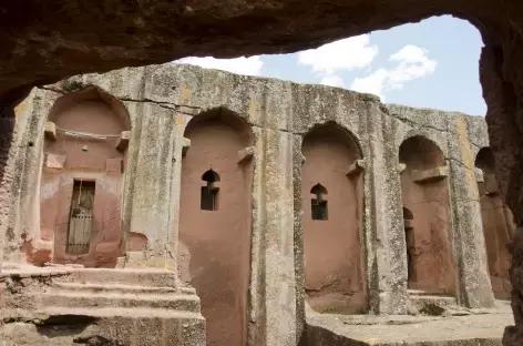 Une des nombreuses églises de Lalibela - Ethiopie