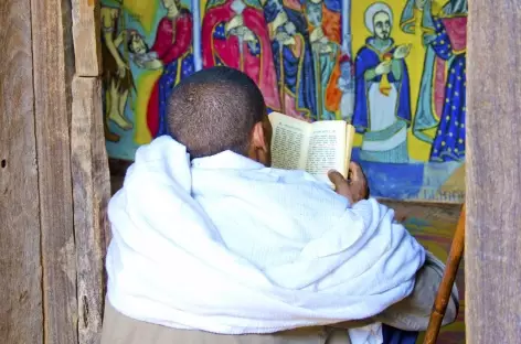Eglise orthodoxe sur une des îles du Lac Tana - Ethiopie