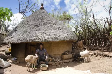 Village konso, Vallée de l'Omo - Ethiopie