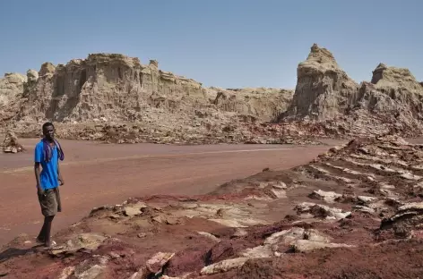 Canyon de sel, à proximité du Dallol - Ethiopie
