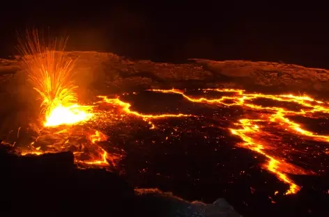 Volcan Erta Ale, dépression du Danakil - Ethiopie