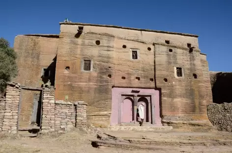 Eglise monolithique de Mikaël Imba, massif de l'Atsbi - Ethiopie