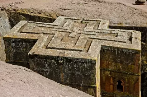 Eglise Saint Georges à Lalibela - Ethiopie