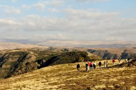 Balade au bord de l’escarpement du Simien - Ethiopie