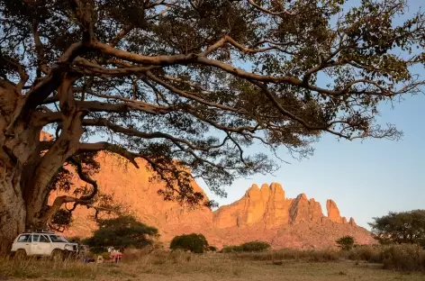 Notre camp à Gudele, massif du Gheralta - Ethiopie