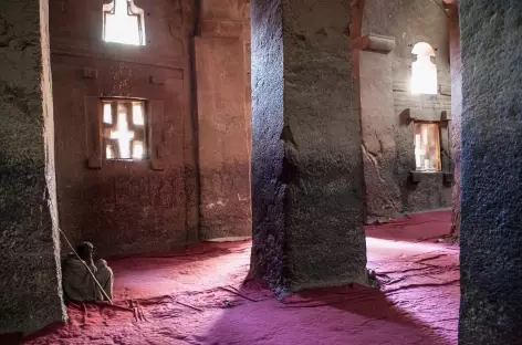 L'une des nombreuses églises à Lalibela - Ethiopie