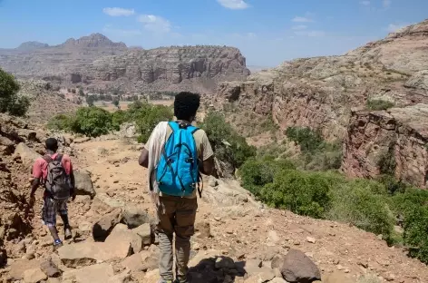 Trek vers Debre Tsion, massif du Gheralta - Ethiopie