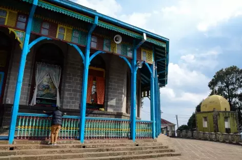 Eglise sur la colline d'Entoto, Addis Abeba - Ethiopie