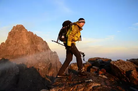 Au sommet du Mont Kenya, Pointe Lenana (4985 m) - Kenya