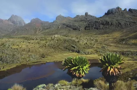 Descente par la voie Chogoria, Mont Kenya - Kenya