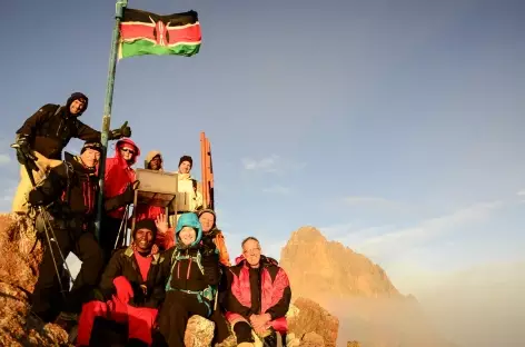 Au sommet du Mont Kenya, Pointe Lenana (4985 m) - Kenya