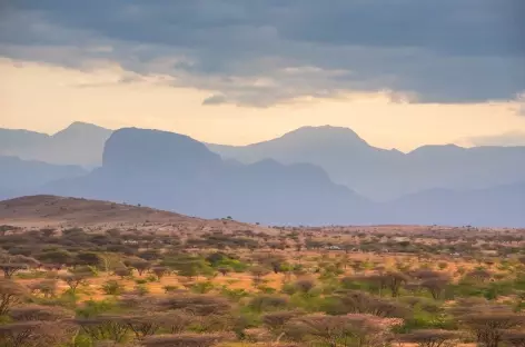 Ambiance près de Marsabit, désert de Kaisut, Kenya 