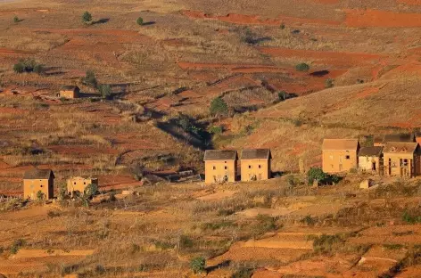 Village typique des Hautes Terres - Madagascar