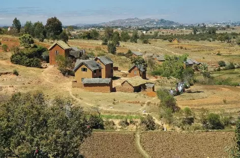 Village des hautes terres malgaches