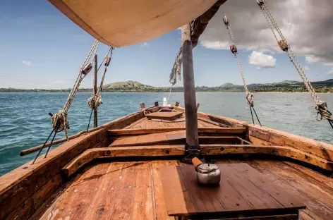 A bord de notre boutre traditionnel - Madagascar