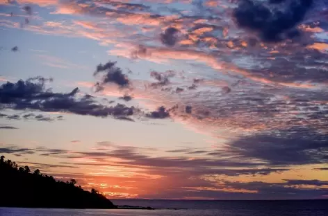 Coucher de soleil depuis la plage d'Andilana, Nosy Be - Madagascar