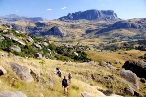 Trek dans la région de la montagne Somaina, pays betsileo - Madagascar