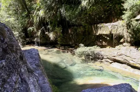 Piscine naturelle dans le massif de l'Isalo - Madagascar