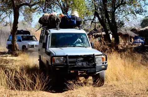 Dernière étape de piste pour rejoindre le nord du Makay - Madagascar