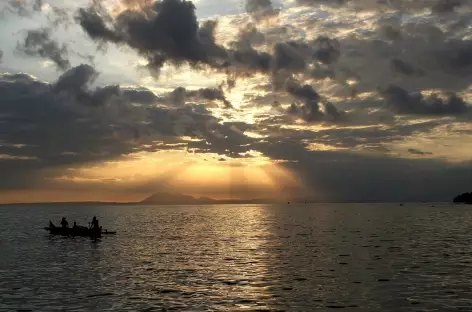 Coucher de soleil vers Nosy Be