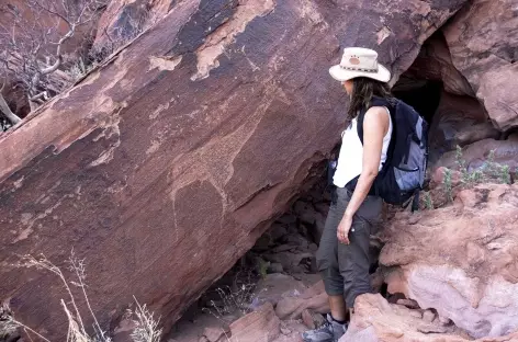 Gravures rupestres à Twyfelfontein - Namibie