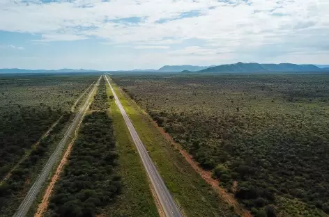 Route pour Otjiwarongo - Namibie - 